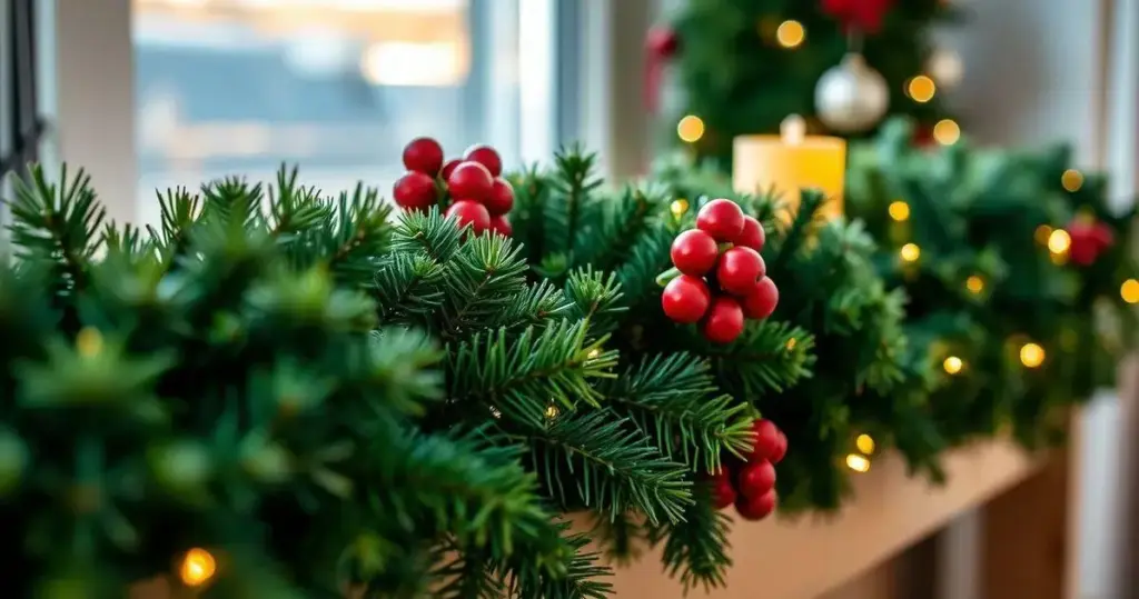 guirlanda de natal passo a passo