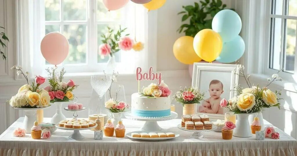 ideias para cha de bebe